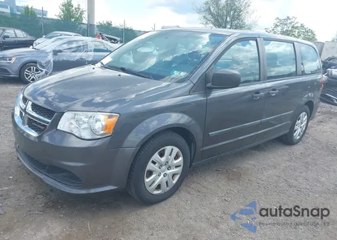 2016 Dodge Grand Caravan American Value Pkg из США, поврежденный, VIN 2C4RDGBG8GR211378